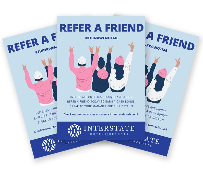 Refer A Friend Posters